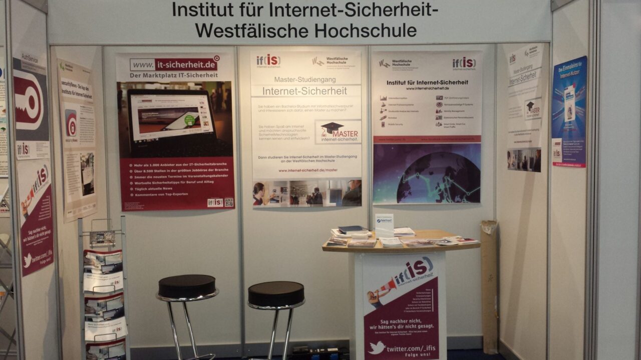 Read more about the article Projektvorstellungen auf der it-sa 2014 – Institut für Internet-Sicherheit zieht positive Bilanz