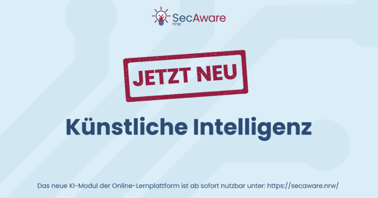 SecAware.nrw:  Neues KI-Modul