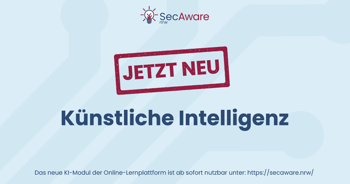SecAware.nrw: Neues KI-Modul